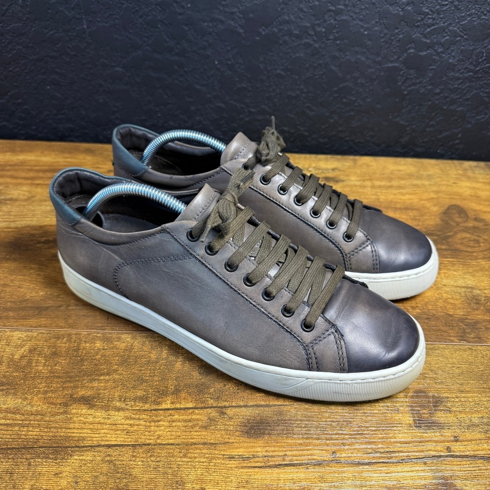Bruno Magli Westy BM800114 Dark Brown Leather Fashion Sneaker Mens 10.5